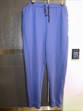 Men's Casual Navy Drawstring Joggers